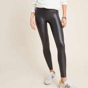 NWOT Spanx // Faux Leather Leggings, Small Petite